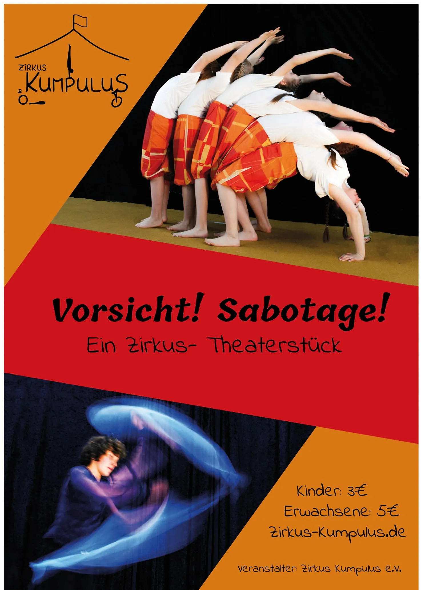 Plakat „Vorsicht! Sabotage!", Vorderseite