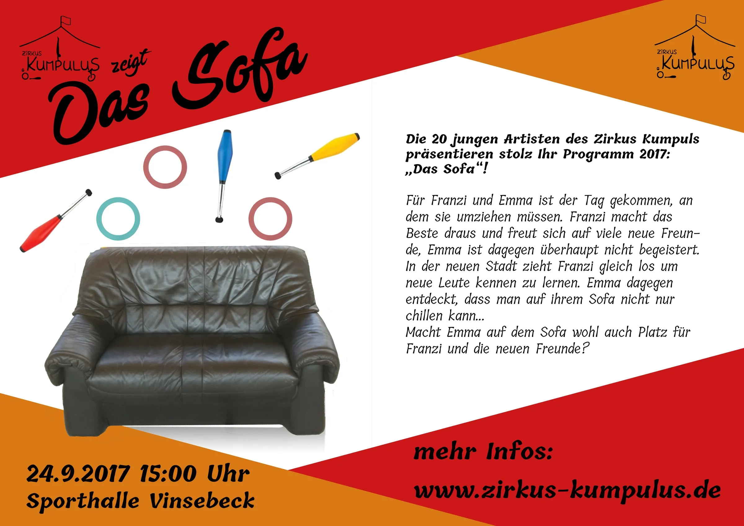 Plakat „Das Sofa", Vorderseite