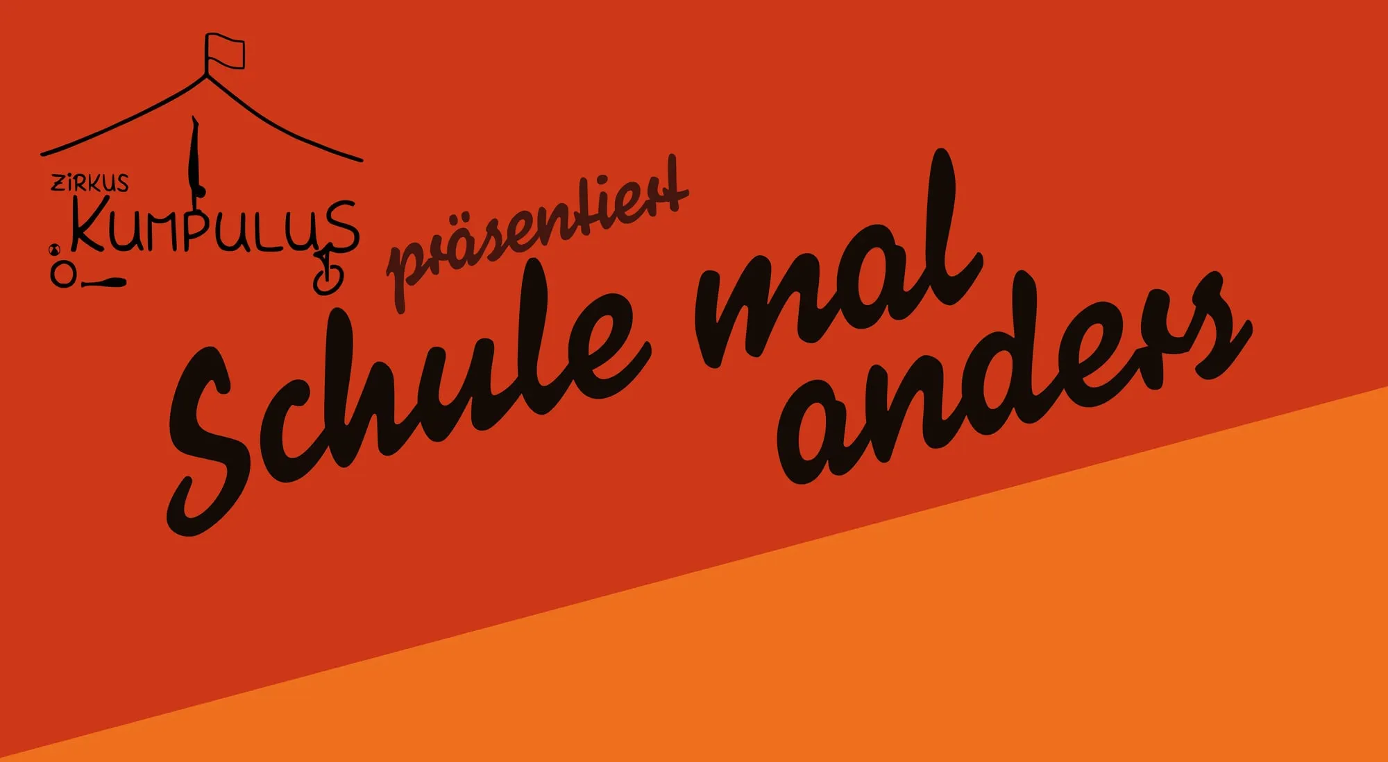 Plakat „Schule mal anders", Vorderseite