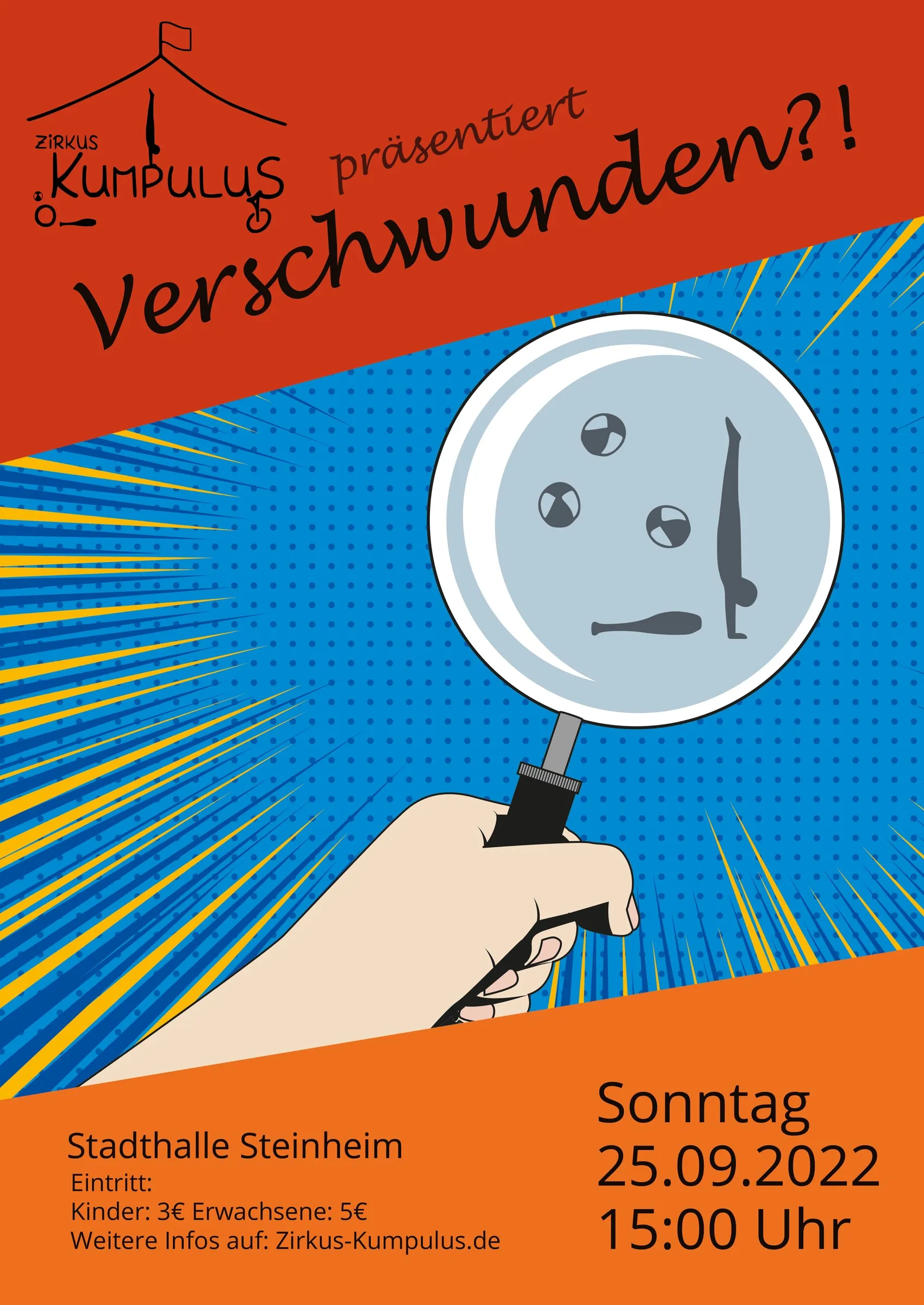 Plakat „Verschwunden?!", Vorderseite